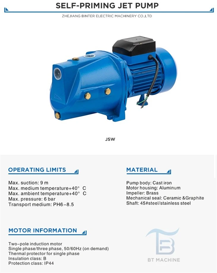JSW6M Self-Priming Surface Pump JSW6M Self-Priming Surface Pump