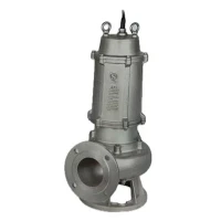Pompa ad acqua sommergibile industriale ad alta pressione senza intasamento per acque luride WQ 100 m3/h ad alta portata nominale in acciaio inossidabile
