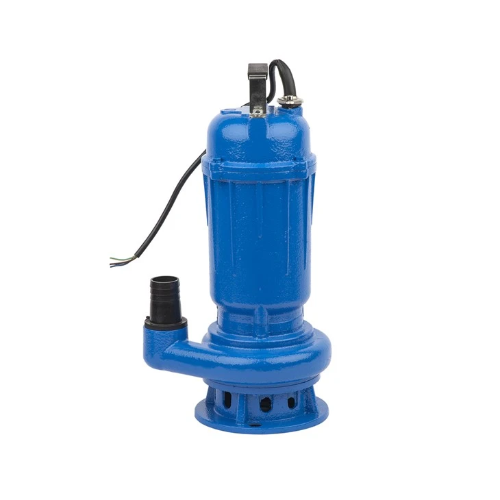 Pompa per acque reflue Wqd6-16-0.75 0.75kw 1HP per agricoltura elettrica con acqua sporca